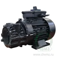 Насос вакуумный пластинчато-роторный масляного типа (моноблок - 220В; 0,55 кВт; 18 м³/ч)