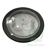 Крышка ведра с двумя патрубками (с прокладкой ДПР 37.002)