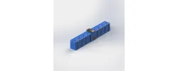 Поилка 4-метровая закрытая шаровая для КРС с подогревом 320 л