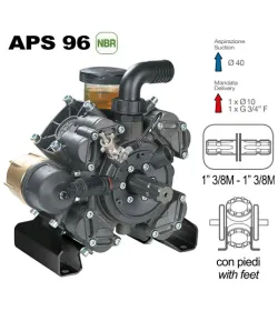 Насос мембранный Comet® серия APS 96 (88 л/мин; 50 бар); вал ВОМ 1"3/8