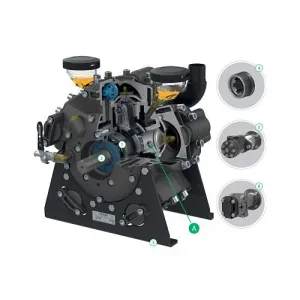 Насос мембранный Comet® серия APS 96 (88 л/мин; 50 бар); вал ВОМ 1"3/8, изображение 2