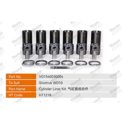 VG1540030004 Комплект гильз цилиндра Huatai