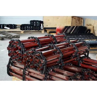 3518060-18350(ПР) Транспортёр наклонной камеры  (L=2,812, планка 4 мм, крепл. планок-болт М10) "Дон 1500Б" "Акрос 530"