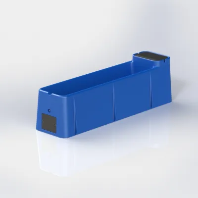 Открытая поилка 2,3 метра с подогревом на 140 литров для КРС и МРС