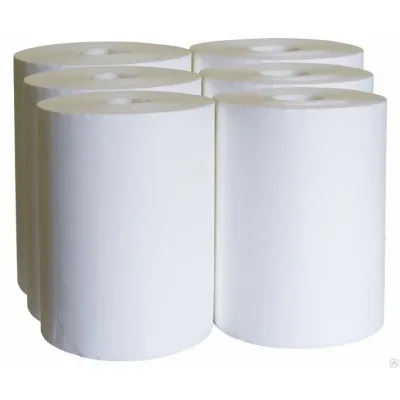 Бумага для вымени "ТИАН VT" 1000, со ВТУЛКОЙ. (6 рулонов х 1000 листов, размер листа 20х20 см)