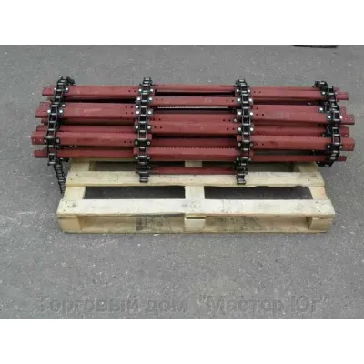 Транспортер цепной н/к "Дон" 54 усил. планка 4 мм. БОЛТ 8 мм.