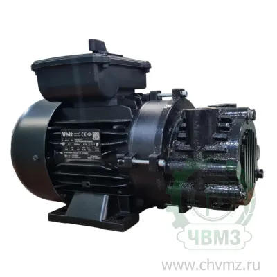 Насос вакуумный пластинчато-роторный сухого типа (моноблок - 220В; 0,55 кВт; 14 м³/ч)