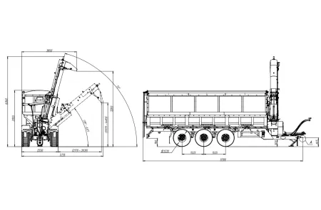 Полуприцеп-накопитель-перегрузчик ПНП-401 ГРИТАН, изображение 3