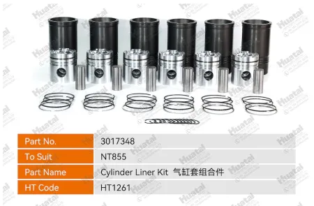 3017348 Комплект гильз цилиндра Huatai