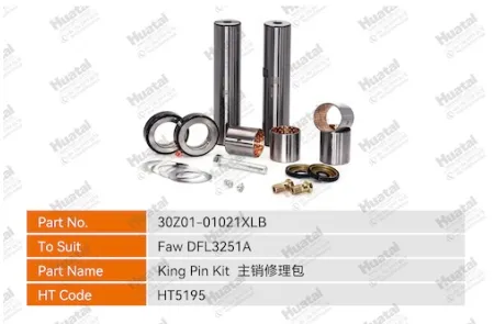 30Z01-01021XLB Ремонтный комплект шкворня Huatai