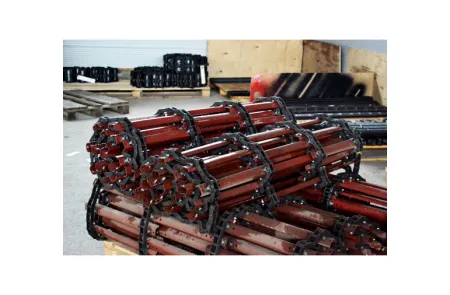 3518060-18350(ПР) Транспортёр наклонной камеры  (L=2,812, планка 4 мм, крепл. планок-болт М10) "Дон 1500Б" "Акрос 530"