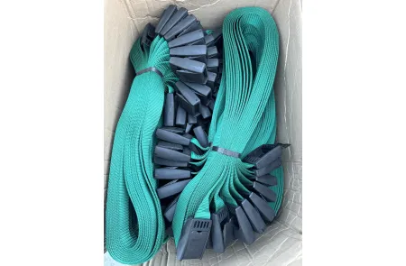 Ошейник для КРС зеленый, пластмассовые зажимы 130 см (Нидерланды)