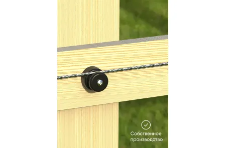 Изолятор под намотку для открытой ретро проводки, для электропастуха, крепления для кабеля 100 штук, изображение 2