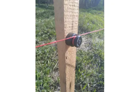 Изолятор под намотку для открытой ретро проводки, для электропастуха, крепления для кабеля 100 штук, изображение 4