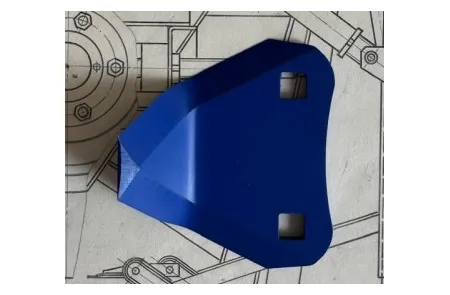 Нож фрезы КУН А7153023 серповидный ЗМ (с крепежом), изображение 2