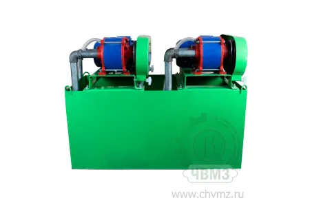 Установка вакуумная водокольцевая с баком на 200 коров