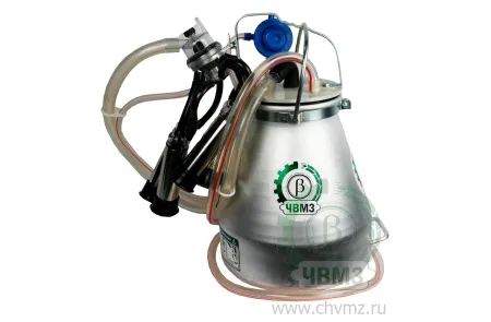 Доильная аппаратура 2-х тактная "Майга"с алюминиевым ведром