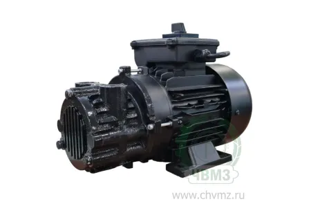 Насос вакуумный пластинчато-роторный масляного типа (моноблок - 220В; 0,55 кВт; 18 м³/ч)