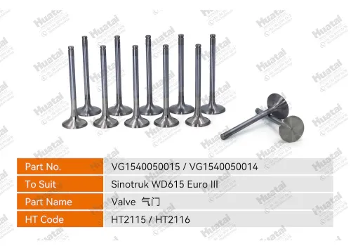 VG1540050015 Впускной клапан Huatai