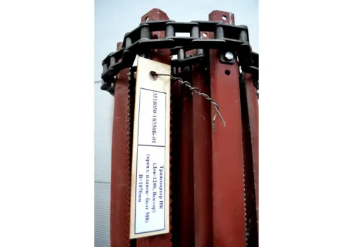 3518050-18350(ПР) Транспортёр наклонной камеры  (планка 4 мм, крепл. планок-болт М10) "Вектор"