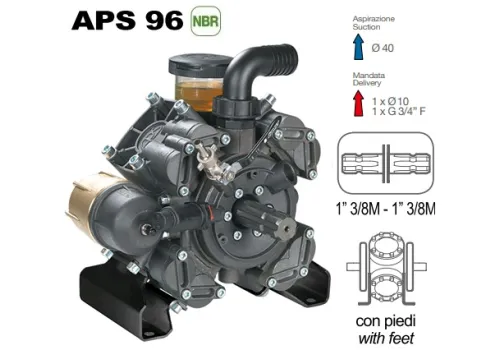 Насос мембранный Comet® серия APS 96 (88 л/мин; 50 бар); вал ВОМ 1"3/8