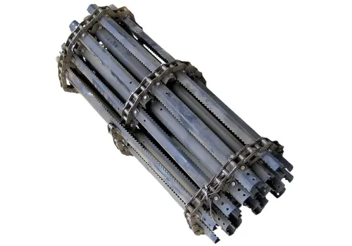 54-1-4-4/ЖКС 04.060 (ПР) Транспортер наклонной камеры (планка 4 мм, крепл. планок-болт М10) "Нива"