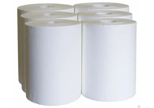 Бумага для вымени "ТИАН VT" 1000, со ВТУЛКОЙ. (6 рулонов х 1000 листов, размер листа 20х20 см)