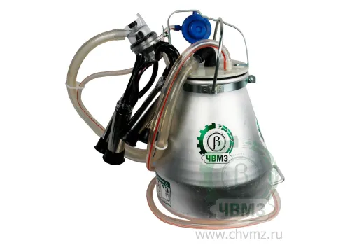 Доильная аппаратура 2-х тактная "Майга"с алюминиевым ведром