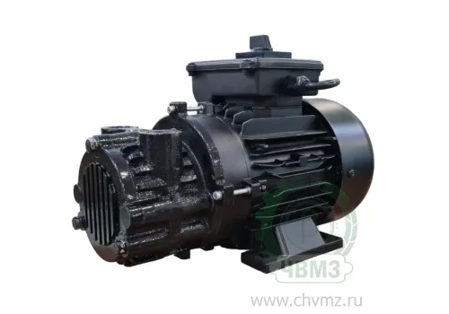 Насос вакуумный пластинчато-роторный масляного типа (моноблок - 220В; 0,55 кВт; 18 м³/ч)