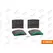 3501N12-105-B Передняя тормозная колодка Huatai